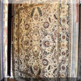 R47. Handknotted Oriental rug. Made in India. 7'9” x 9'10”